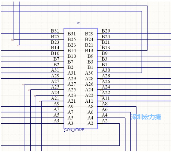 雙擊 1.SchDoc，文件可以被正常打開，下圖是其中的一部分：