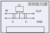 圖3：降壓電路的PCB設(shè)計示例。