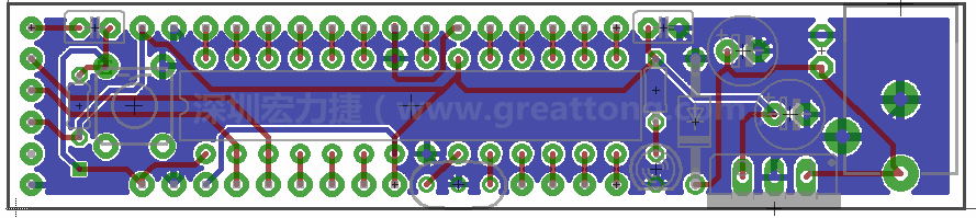 以上就是布線的所有步驟了。接下來就只剩下絲?。╯ilk-screen）、建立Gerber檔跟drill檔和送去印刷電路板廠制作的步驟。