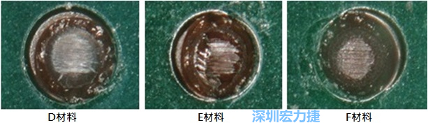 圖14- 冷球拉力試驗(yàn)后，光學(xué)顯微鏡下的失效模式