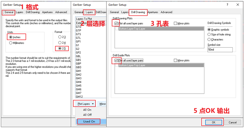 輸出Gerber部分，F(xiàn)ile下選擇 Gerber Files